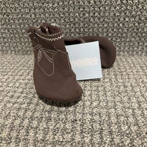 Gymboree Chocolate Baby Booties